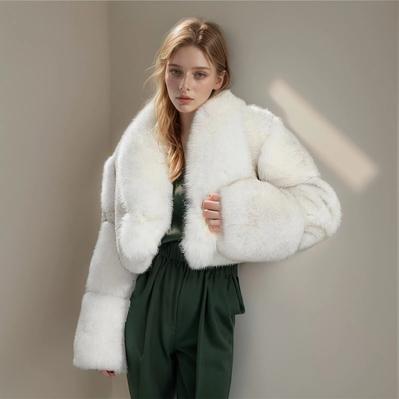 

Fashion Real Fox Fur Coat Luxury Women Winter Quality Raccoon Leather Jacket New Natural Jacket Vest Furry 100% Silver Fox Coats