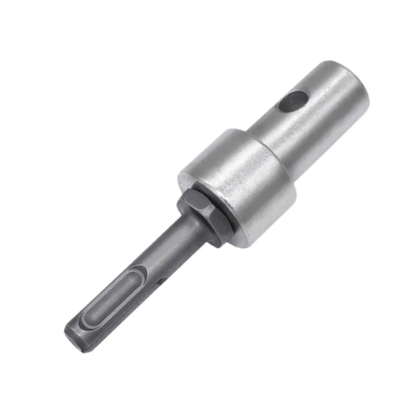 Electric Hammer to Earth Drill Adapter Wear Resistant Steel Convenient Auger Drill Bit Adapter for Driller Use