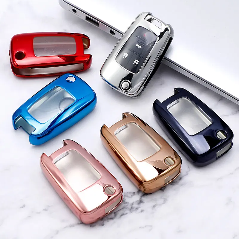 TPU Car Key Case Cover Keychain for Chevrolet Cruze Aveo Trax Malibu Captiva for Buick Opel Vauxhall Astra Corsa Insignia Mokka