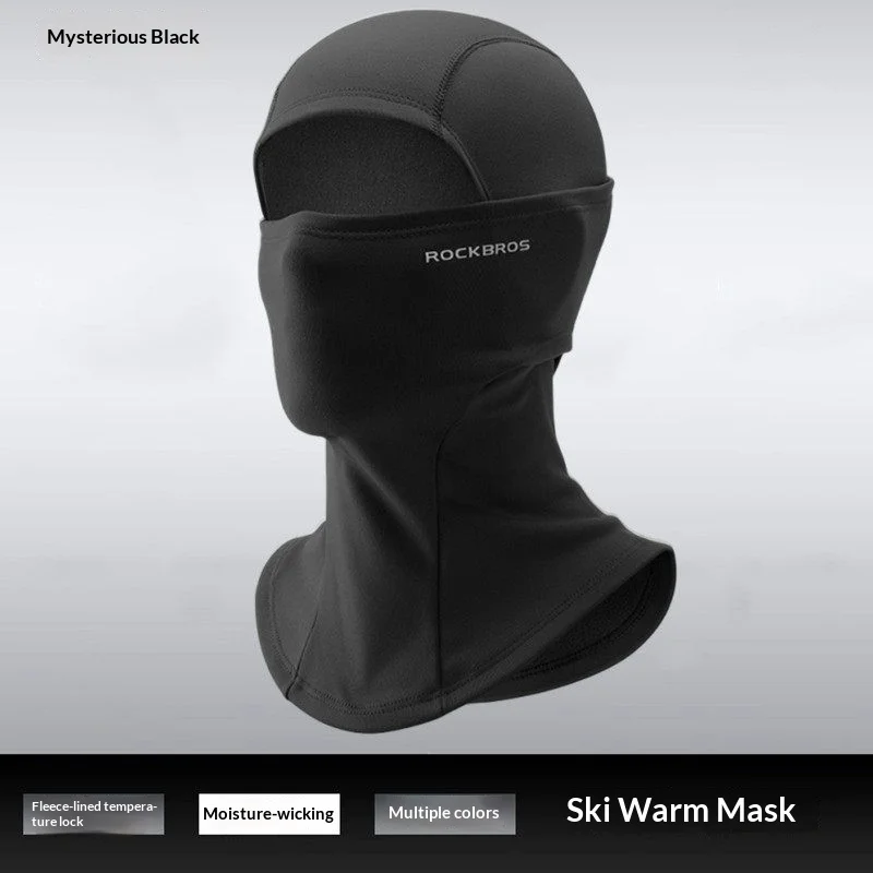 

Балаклава ROCKBROS для лыж, теплая, ветрозащитная, термо-маска для лица, защита от холода для катания на лыжах, сноуборде и зимних видов спорта