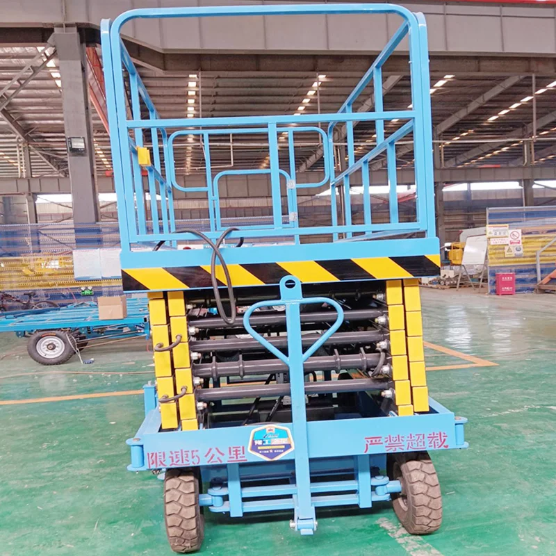 2025 Popular Self-Propelling 10M 12M Scissor Lift Platform Scissor Lift Table Hydraulic Factory in China