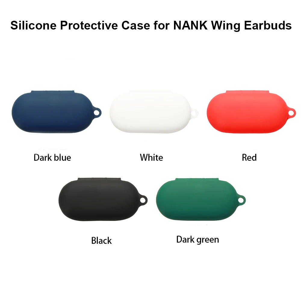 

For NANK Wing Wireless Earbuds cover Silicone Soft case Compatible with for NANK Wing Shockproof Shell Case Protective Sleeve