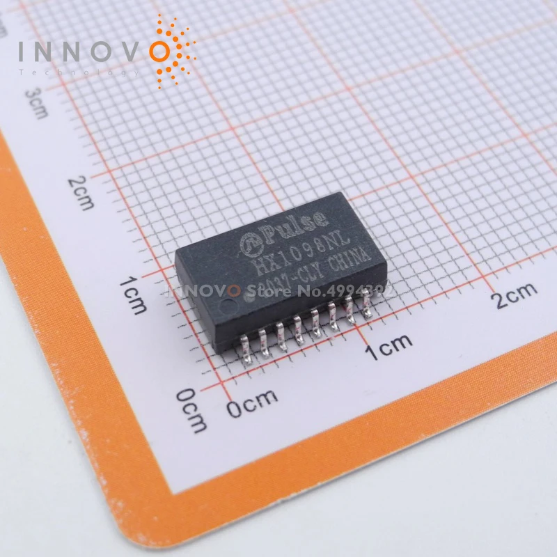 1PCS/LOT HX1098NLT HX1098NL 350µH LAN 10/100 Base-T Pulse Transformer 1CT:1CT Transmitter, 1CT:1CT Receiver Surface Mount