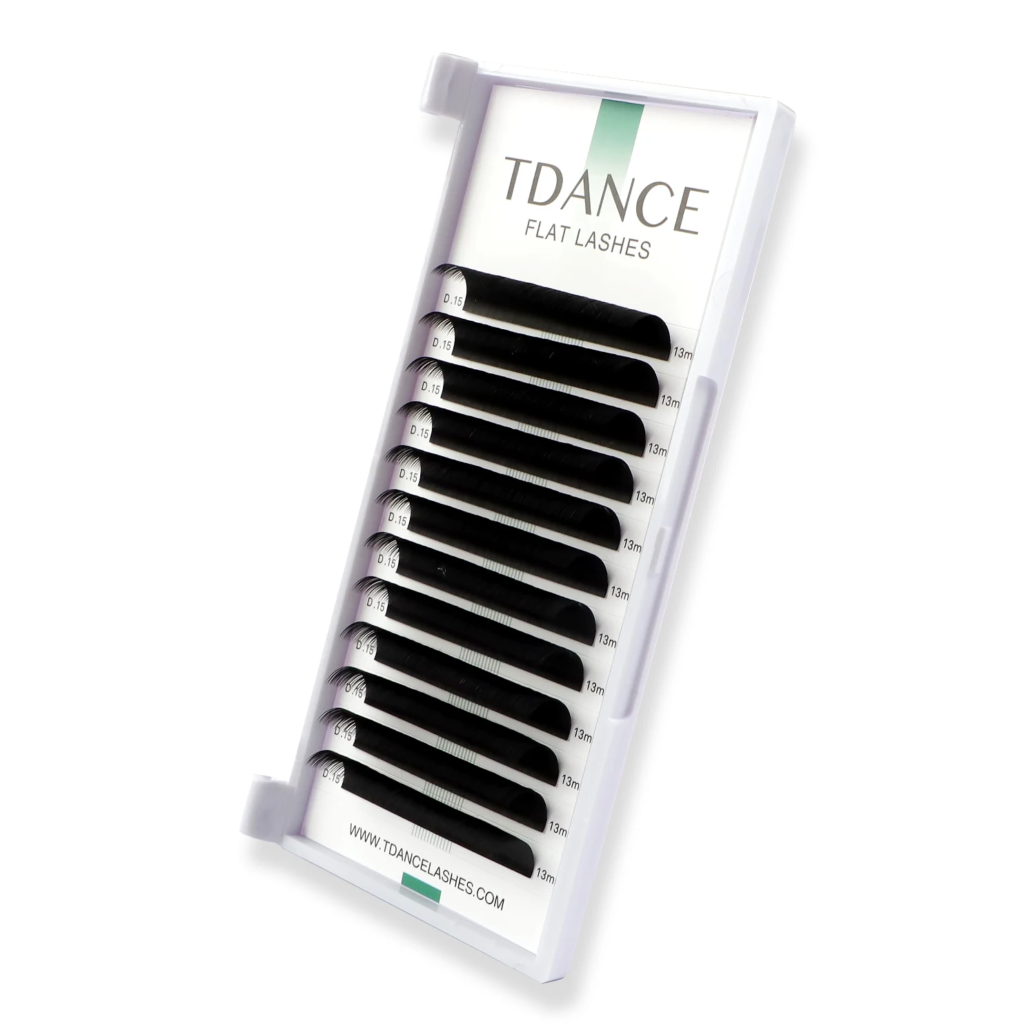 TDANCE Ellipse Flat Wimpernverlängerungswimpern, natürlich, 8–15, schwarz, weich, individuelle Split-Spitzen, matt, weich, künstlicher Nerz, falsche Wimpern – Detail 8