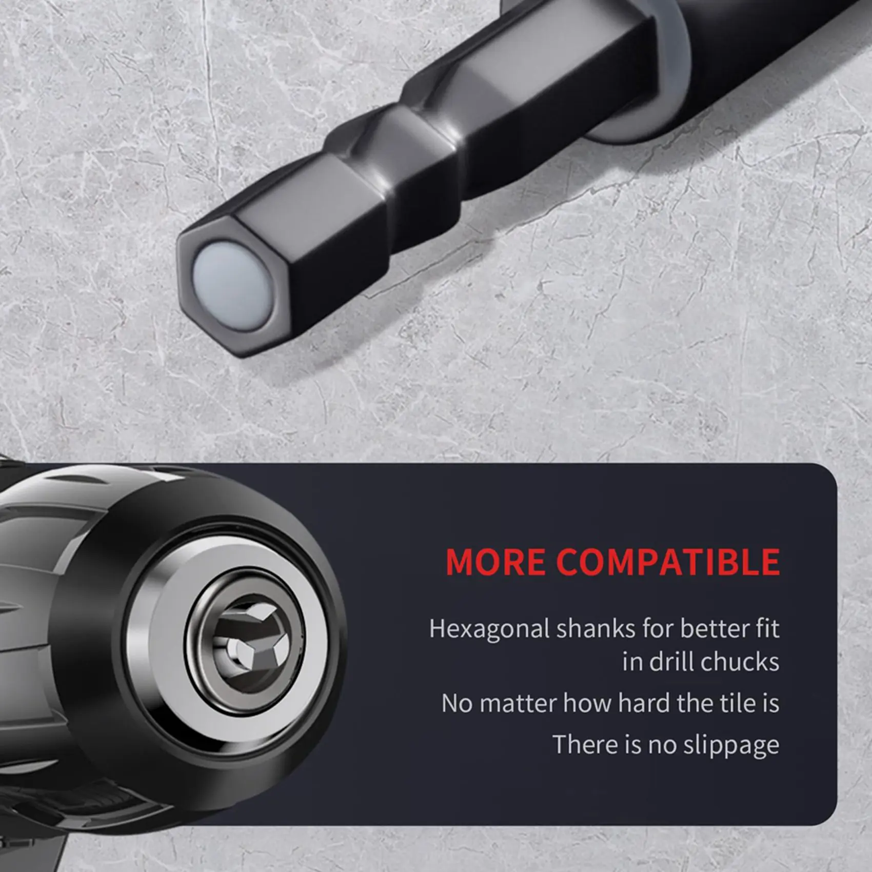 

2026-WISH 40Pcs Diamond Drill Bits,6Mm Dry Diamond Core Drill Bit Set For ,Granite,Tile,Glass,Marble,Brick,Stone