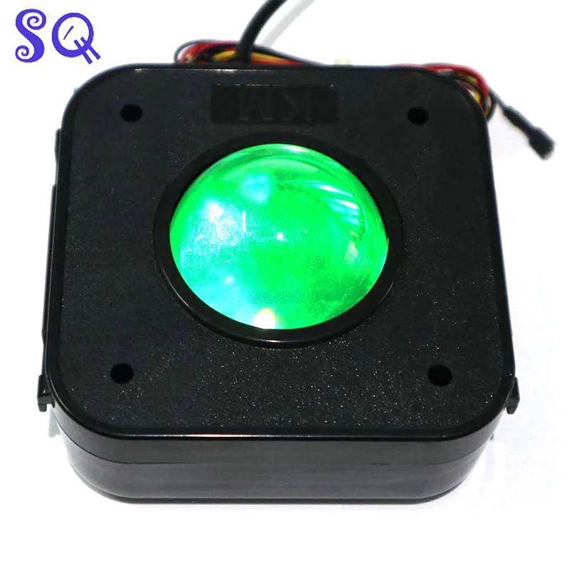 

Arcade Trackball Game Trackball Mouse USB connection Illuminated 4.5cm Round LED Trackball Mouse Connector For Arcade PC MAME