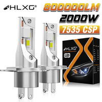2000W 800000LM H7 H4 Canbus Car Headlight Bulbs H1 LED 6500K CSP Super Bright High Low Beam for Car Fog Lights  Auto Motorcycle