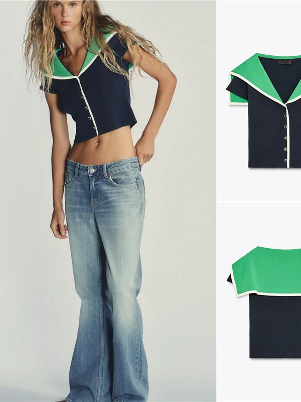 الخريف المرأة محبوك ort Sve V-Ne اللون العلوي Blo زر واحد عادية Sle سليم صالح ألياف البوليستر 553690