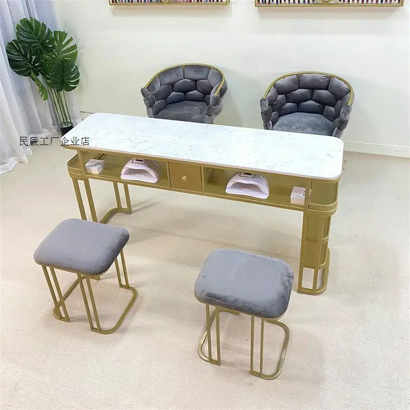 

Dust Collector Nail Tabl Set Light Luxury Nordic Equipment Nail Table Supplies Desk Tavolo Unghie Professionale Furniture