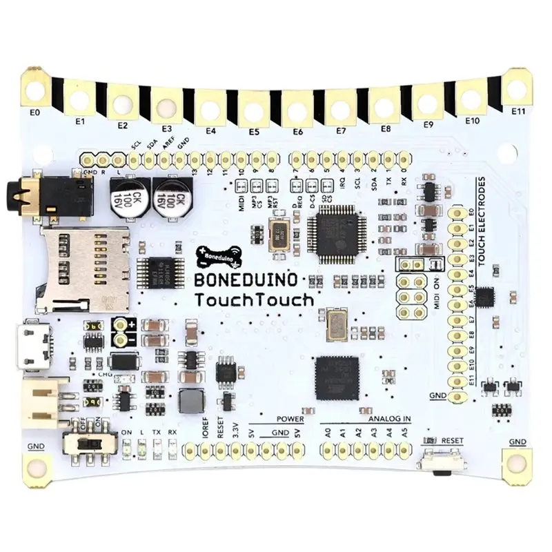 

Интерактивная сенсорная панель CJSD-Bare Conductive Ink MP3 Player BONEDUINO, совместимая с Arduino