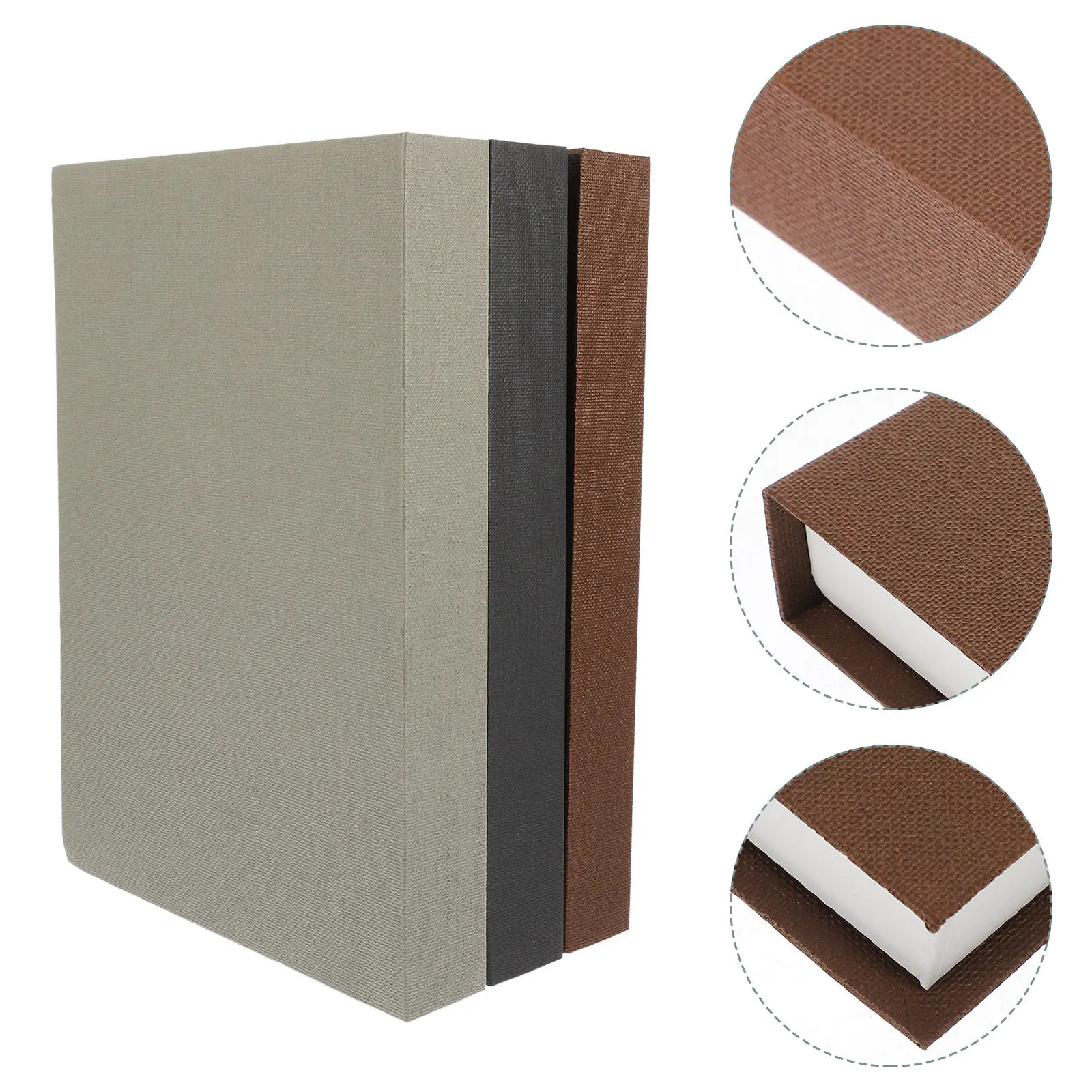 

Набор из 3-х декоративных книг-имитаций: современные бумажные украшения для полок, рабочих столов, кофейных столиков, каминных полок, для декора дома, офиса и комнат.