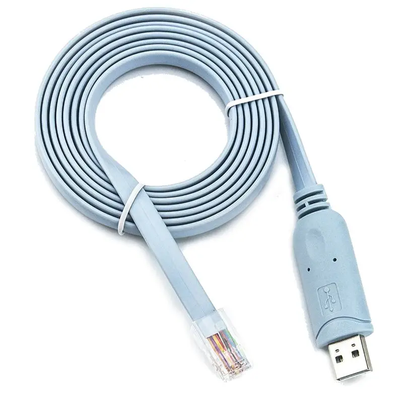 3X USB RJ45 Console Cable 6Ft FTDI Windows 8, 7, Vista, MAC, Linux RS232