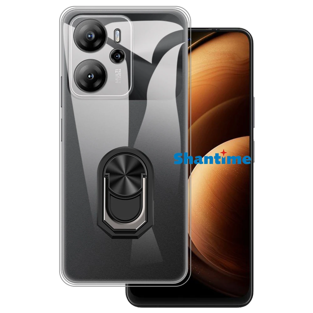 Luksusowy, odporny na wstrząsy uchwyt pierścieniowy do Blackview Oscal Tiger 13 5G Etui ochronne TPU do Blackview Oscal Tiger 13 5G
