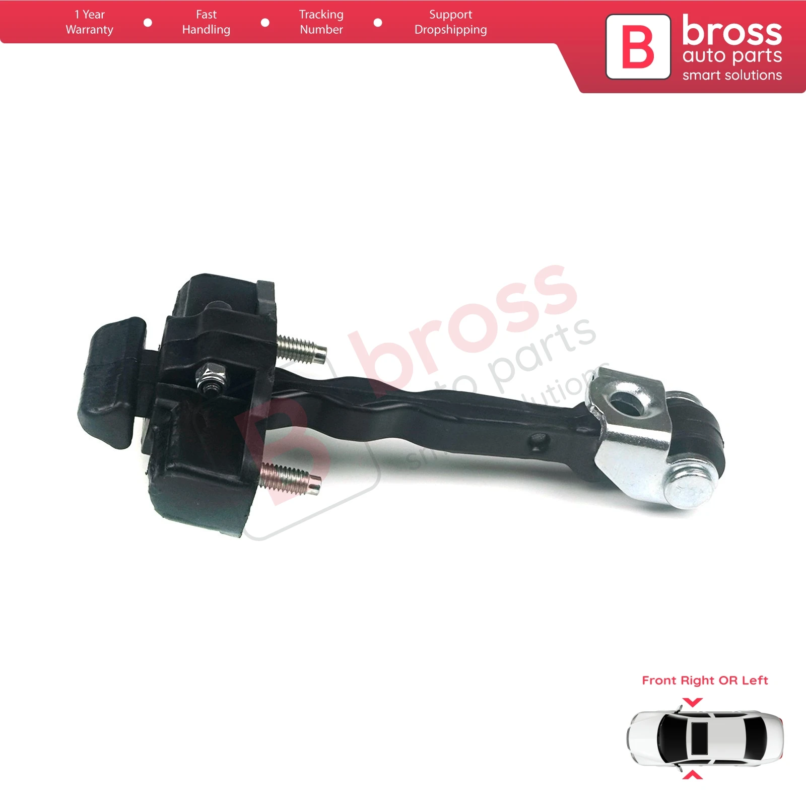 BDP729 Front Left OR Right Door Hinge Stop Check Strap Limiter 804306179R for Renault Clio MK4 Grandtour Hatchback 2012-2021