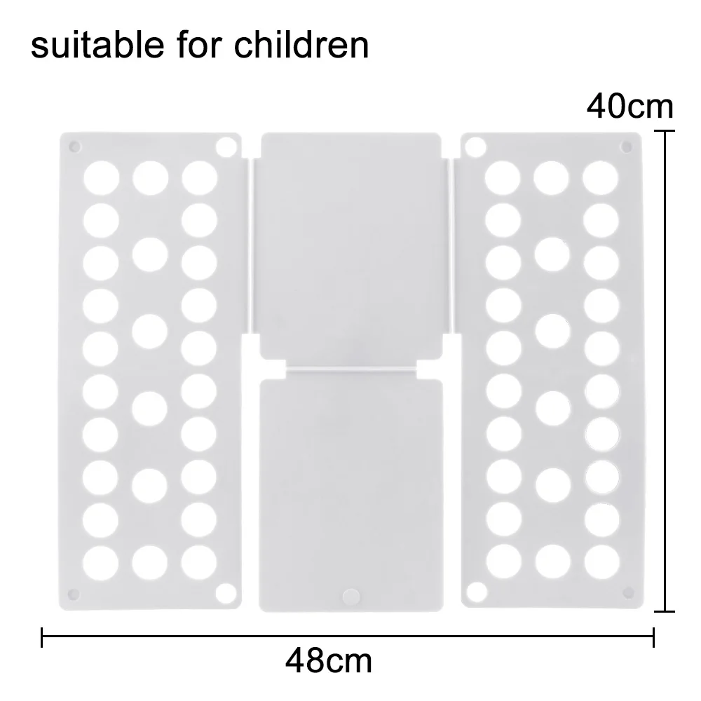 Kids Magic Clothes Folder T Shirts Jumpers Organizer Fold Save Time Clothes Holder Quick Clothes Folding Board Home Storage