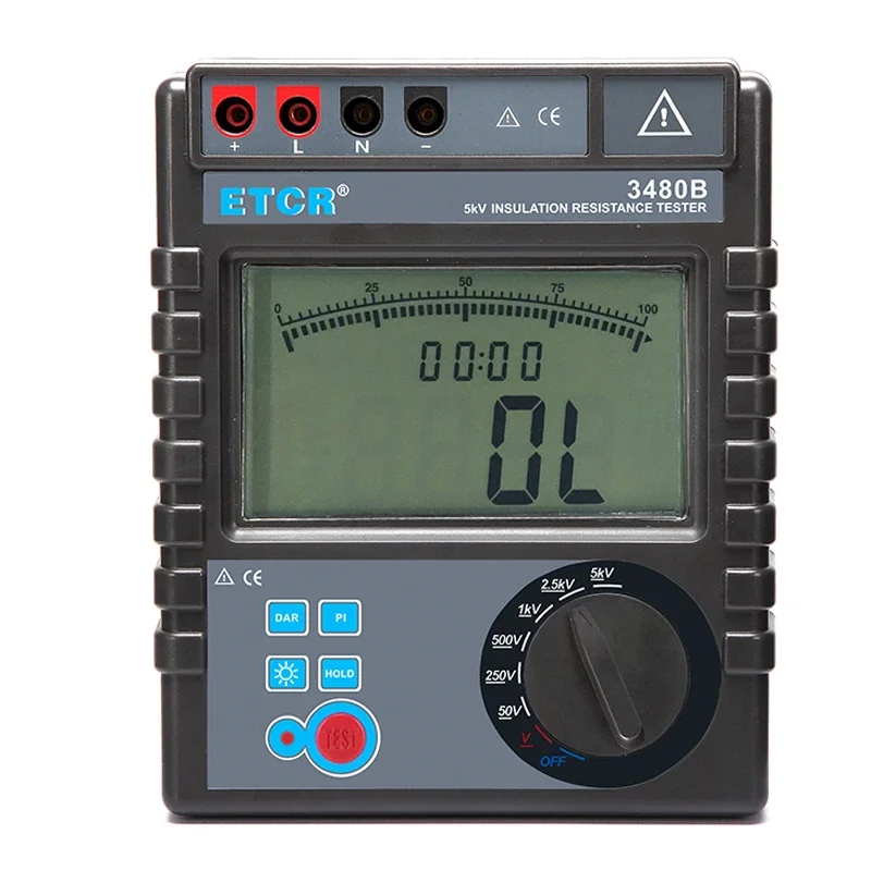 ETCR-3480B Insulation Resistance Tester Digital 5000V ETCR3480B