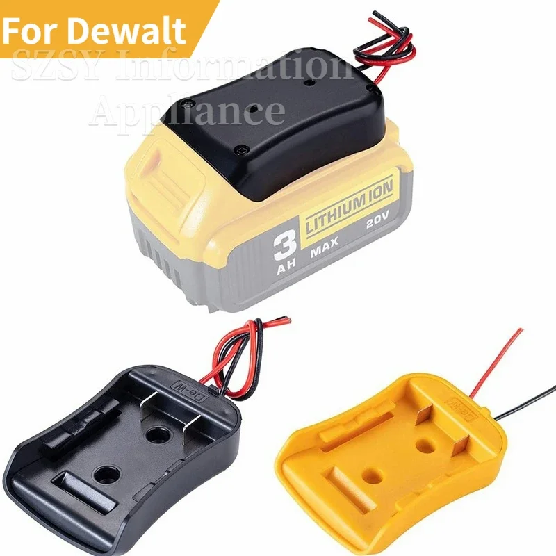 Battery adapter for DeWALT 18V/20V Battery Dock Power Connector With 14 Awg Wires Connectors Adapter Tool DIY Accessories