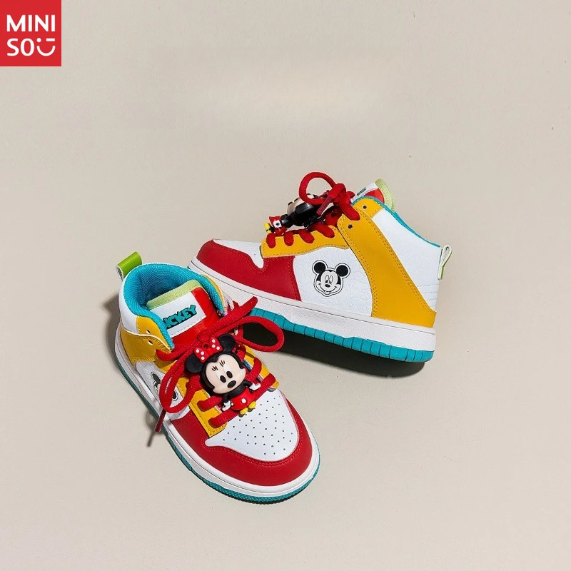 

Miniso Kids' High-Top Sneakers 2025: Casual Skate Shoes for Boys, Comfortable & Stylish Athletic Shoes