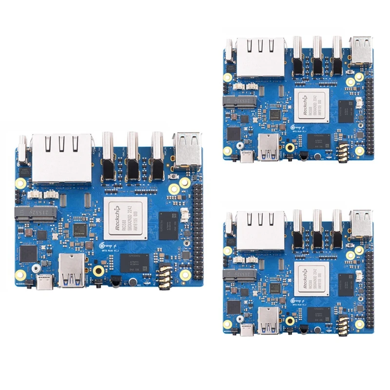 For Orange Pi 5 Plus RAM Single Board Computer RK3588 PCIE Module External Wifi6 Pi5 Plus Demo Development Board