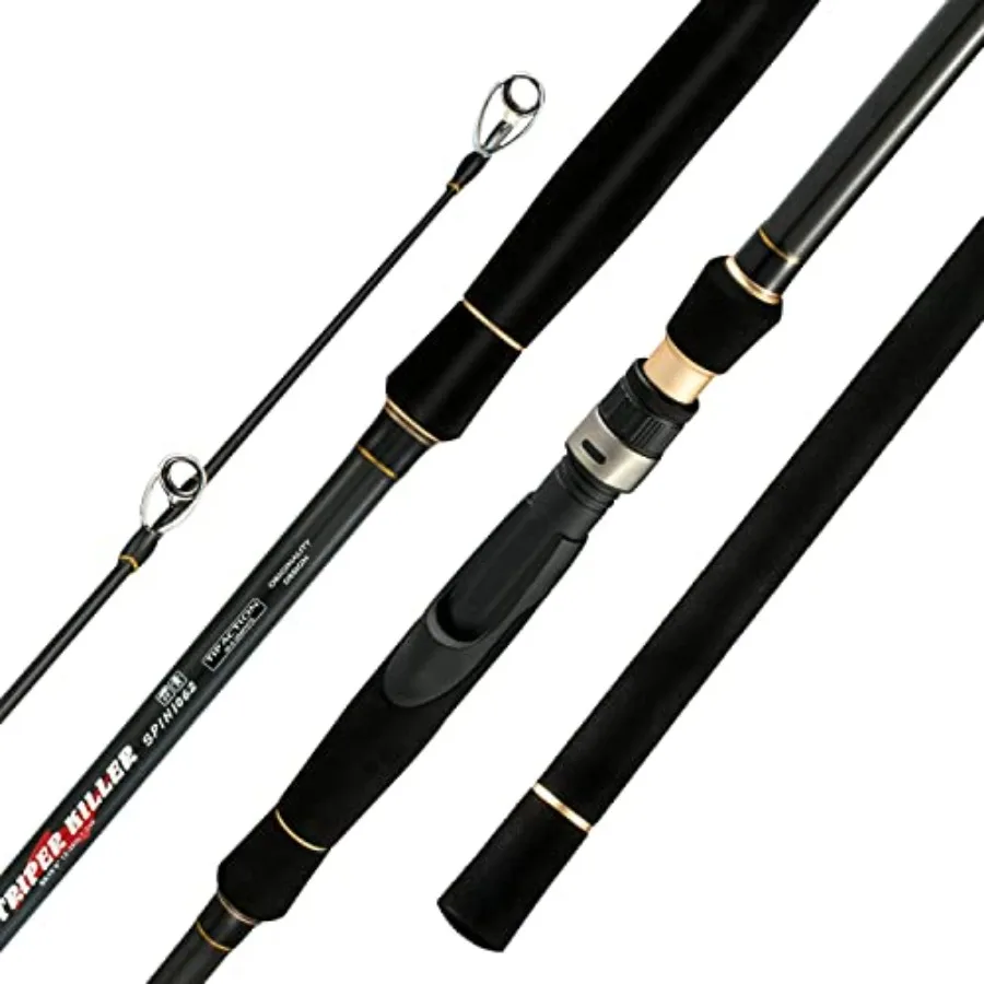 

Light Surf Spinning Rod for Striper Fishing: Ideal for Stripers and Surf Casting Available in Multiple Lengths 9' 9'6'