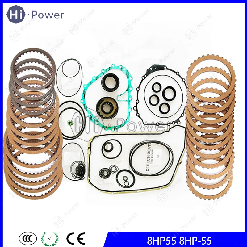 

8HP55 8HP-55 Auto Transmission Seal Overhaul Kit Friction Plate For Audi A6 A7 A8 Q5 ZF8HP55 Gearbox Disc Kit