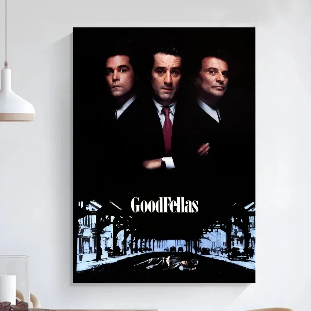 Retro Movie Goodfellas Poster Art Self-adhesive Art Small Poster HD Quality Poster Wall Art Painting Study Wall Decoration