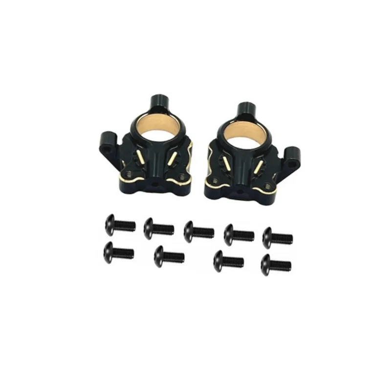 Suitable for MJX 1/18 H18P RC Car, Brass Electrophoretic Edge Upgrade Front Cup