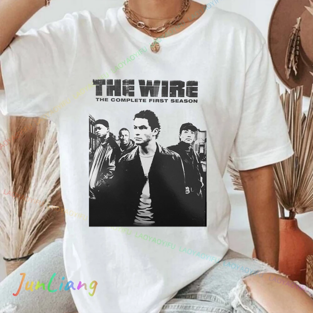 The Wire Omar Crime Drama TV-Serie T-Shirts für Männer Fanfilm Unisex 100 % Baumwolle Herrenbekleidung Herrenkleidung Harajuku Goth Y2k