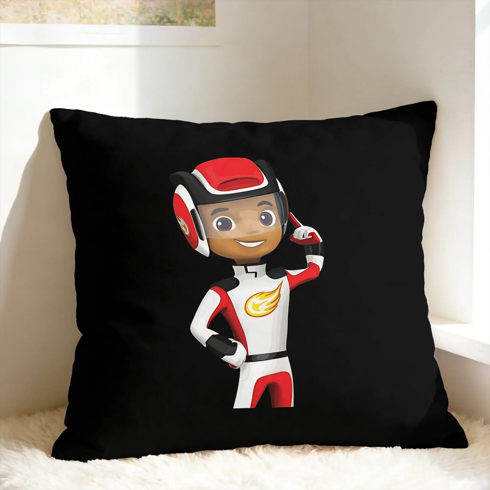 B-Blaze and the Monster M-Machines Pillow Cover  Comfy Cushion Cover Novelty Pillow Case For Living Room Bed Chair