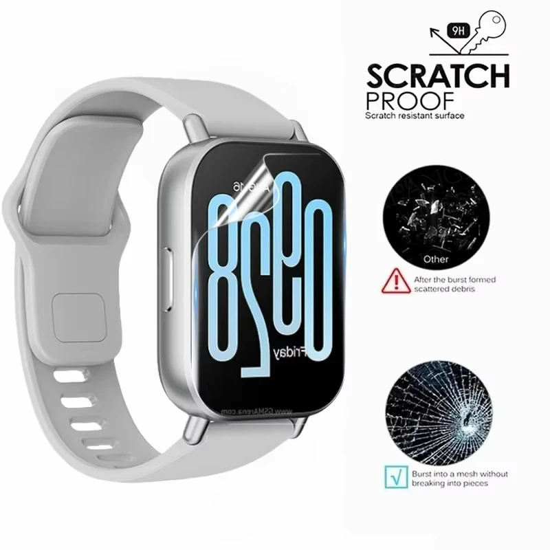 1-5PCS Hydrogel Film For Redmi Watch 3 5 Active Watch 4 3 Lite Protective Film Anti Scratch Screen Protector Redmi Watch 5Active