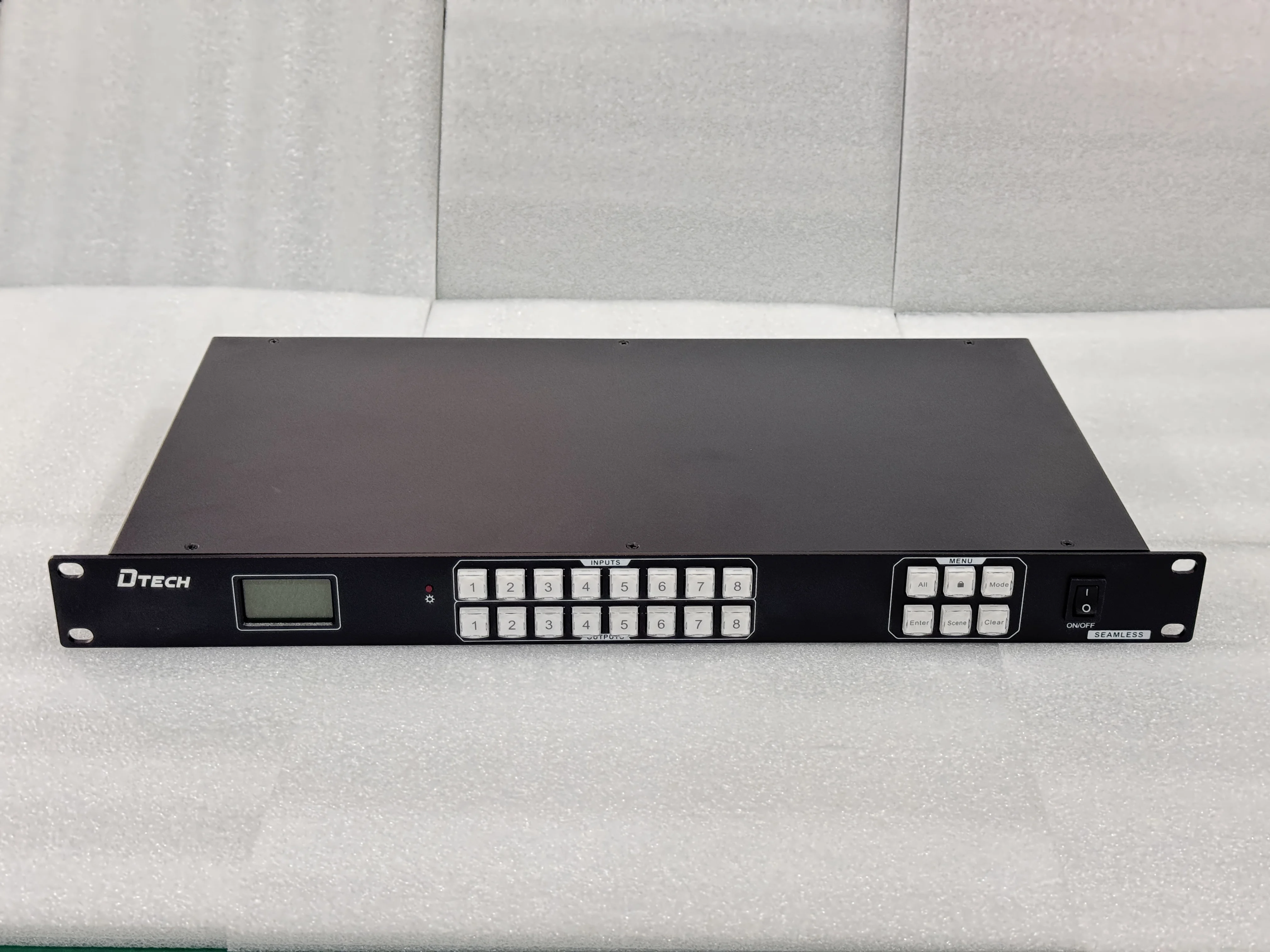 DTECH DT-7488A(2nd) 8x8 4K 30Hz HDMI Video Seamless Switching Matrix Switcher Support EDID