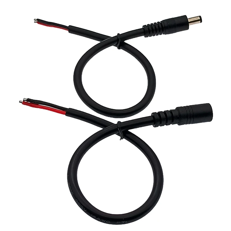 

1pcs 5.5x2.1 Plug DC male or Female Cable Wire Connector For 3528 5050 LED Strip Light ﻿