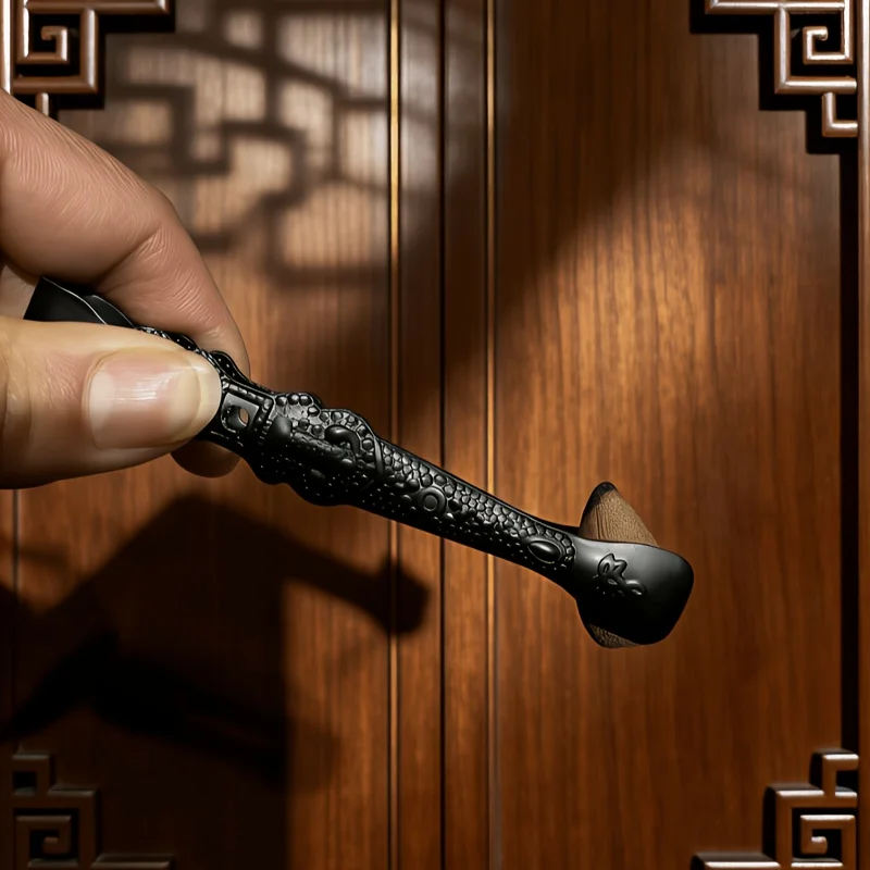 1 Metal Furnace Clip, Spice Clip, Charcoal Clip, Incense Holder Additions, Small Gift, Carved Clip, 2 Colors Available