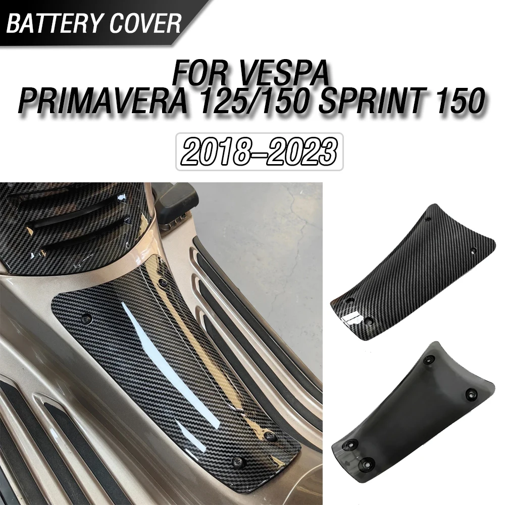 For Vespa 2018-2023 Primavera 125/150 Sprint 150 Transparent Scooter Motorcycle Modification Accessories Pedal Battery Cover