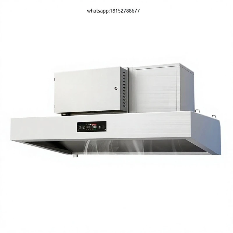 Environmental-Friendly Intelligent Hood Integrated Oil-Fume Purification Unit for Restaurants Canteens Commercial Kitchens