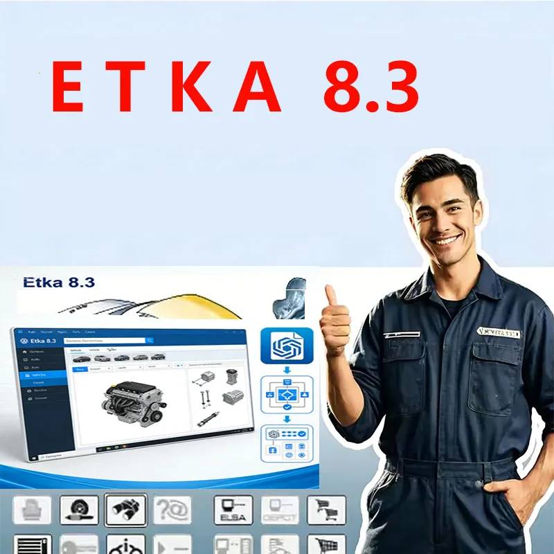 

Etka 8 .3 for A-udi for V-W Auto Repair Software Group Vehicles Electronic Parts Catalog Newest ETKA 8.3