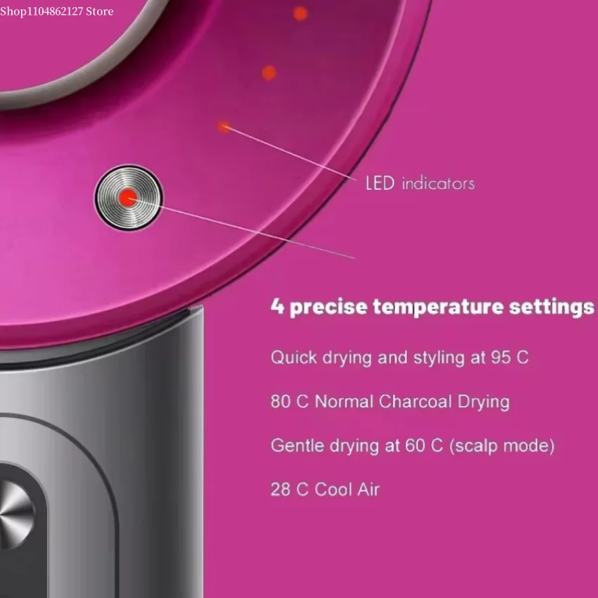 Non-bladed hair dryer - High power, silent, constant temperature, negative ion hair care, high-speed hair dryer for home use