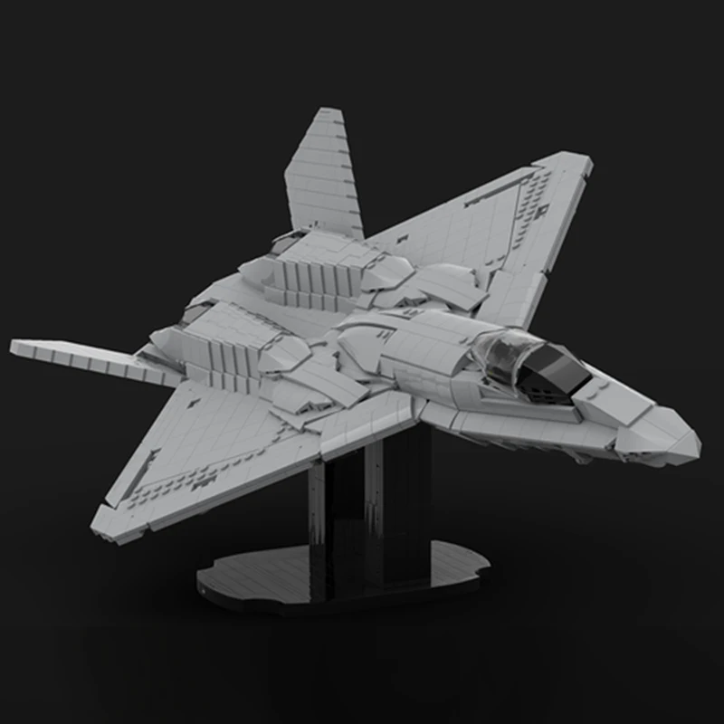 戦闘機のビルディングブロックセット,MOC-YF-23個,軍隊,黒のやもめ,空軍,現代の戦争兵器,飛行機モデル,ギフト玩具,2133個