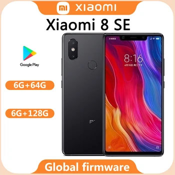 Xiaomi-Smartphone 8 SE avec étui, téléphone portable Android, téléphone d'occasion d'origine, téléphone portable pour touristes, batterie 3120mAh, ROM globale