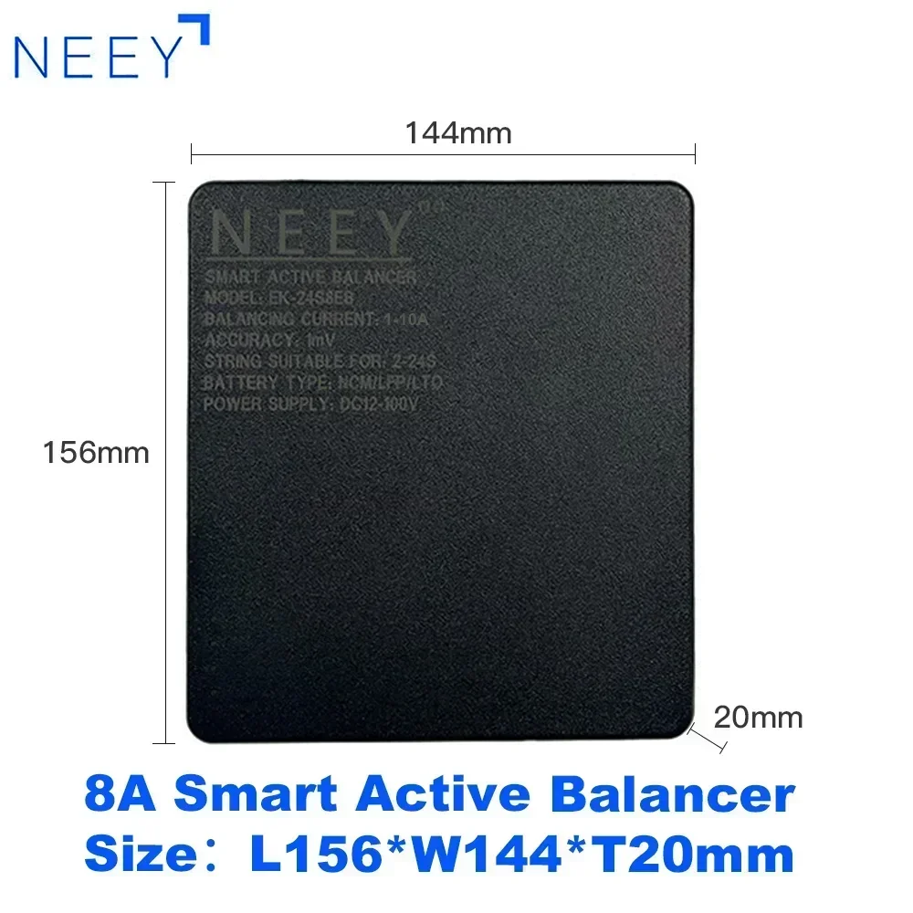 NEEY 24S 4A 8A 10A 15A Smart Active Balancer BMS Li-ion LiFePo4 LTO Battery 3S-24S 36V 48V 60V 24V Battery energy balance