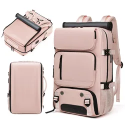 18 inch Woman Travel Backpack Waterproof Business Laptop Backpack with Shoe Bag USB Charging Hiking Camping Backpack School Bags