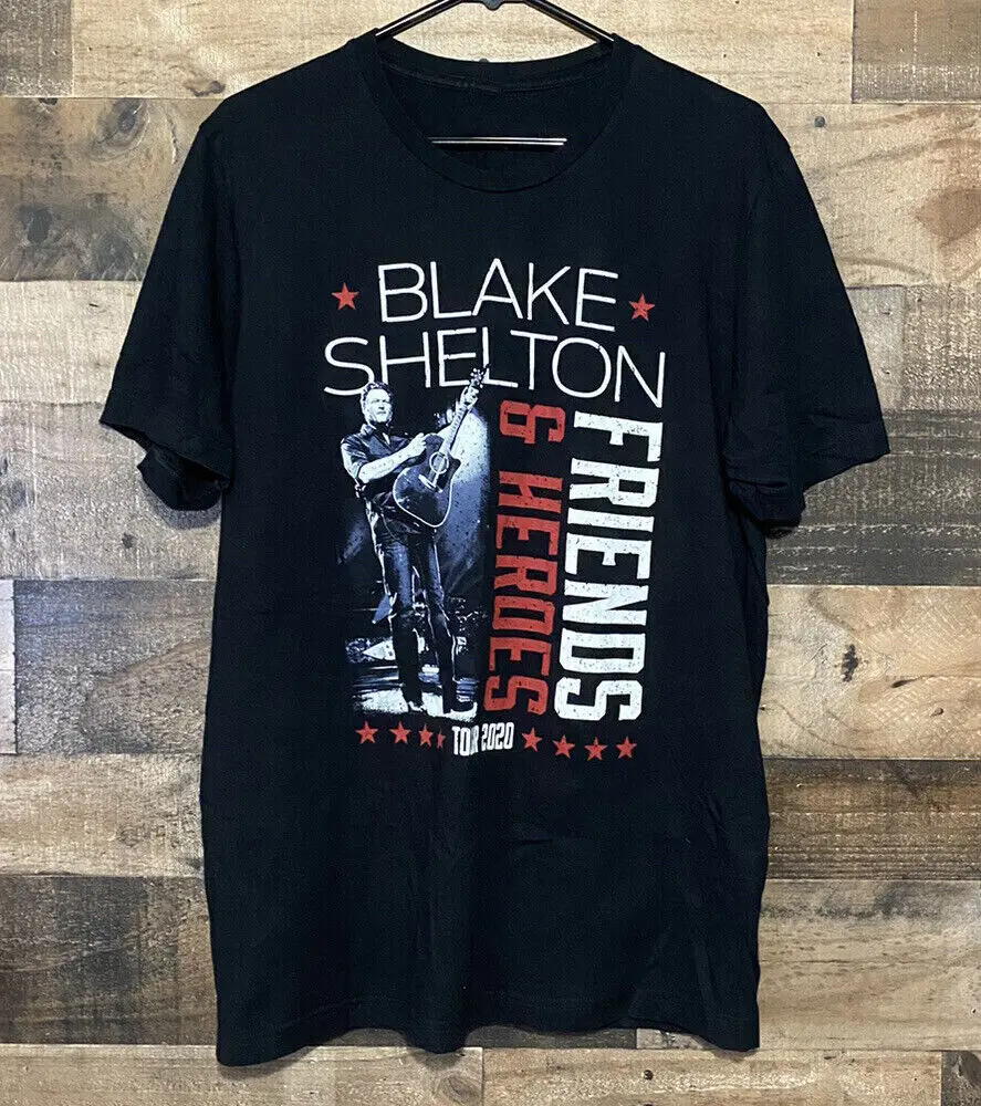 Blake Shelton Heros And Friends 2020 Tour Shirt Black Unisex S-5XL RE496