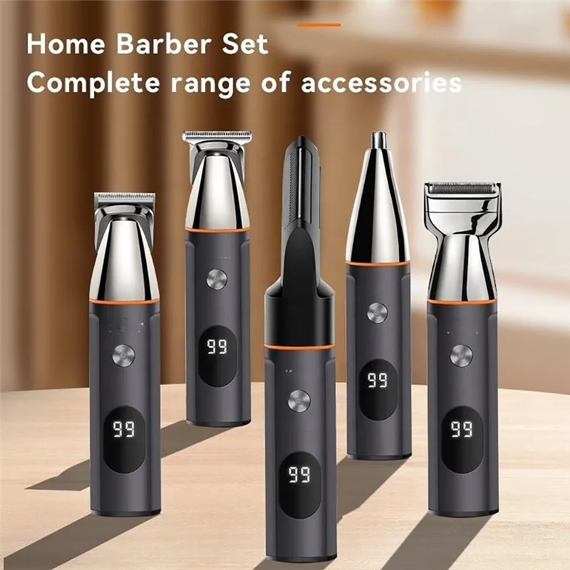 

Hair Trimmer Beauty Trimmer Digital Display Multifunctional Hair Clipper Electric Hair Clipper Men's Hair Removal Device