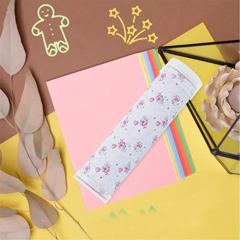 

5 Sets DIY Making Materials Bags Handmade Kaleidoscope Material Kits Kids Learning Toys Scientific for Puzzle Educational Paper
