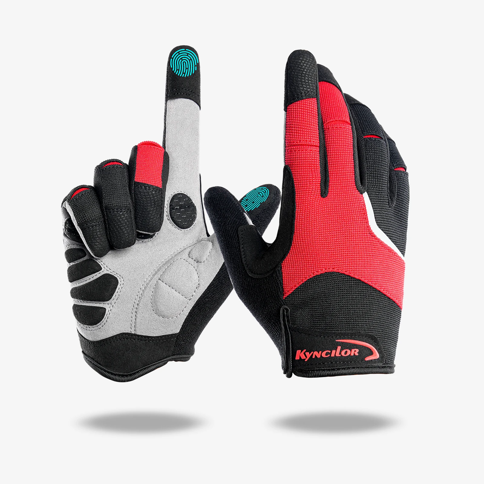 AliExpress Fezrgea Cycling Anti-slip Full Finger Gloves MTB Bike Bicycle Warm Gloves Pad Men Women Breathable Anti-shock Sports Gloves
