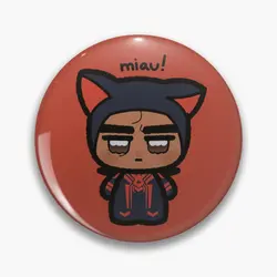 Kitty Gummy Miguel O Hara Soft Button Pin Decor Gift Cartoon Lapel Pin Jewelry Cute Creative Badge Fashion Clothes Hat Metal