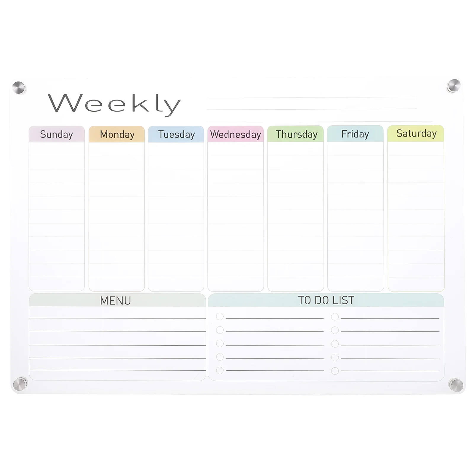

Acrylic Message Board Magnetic Dry Erase Calendar For Fridge Schedule Planner Organizer Reusable Writing Board Kitchen