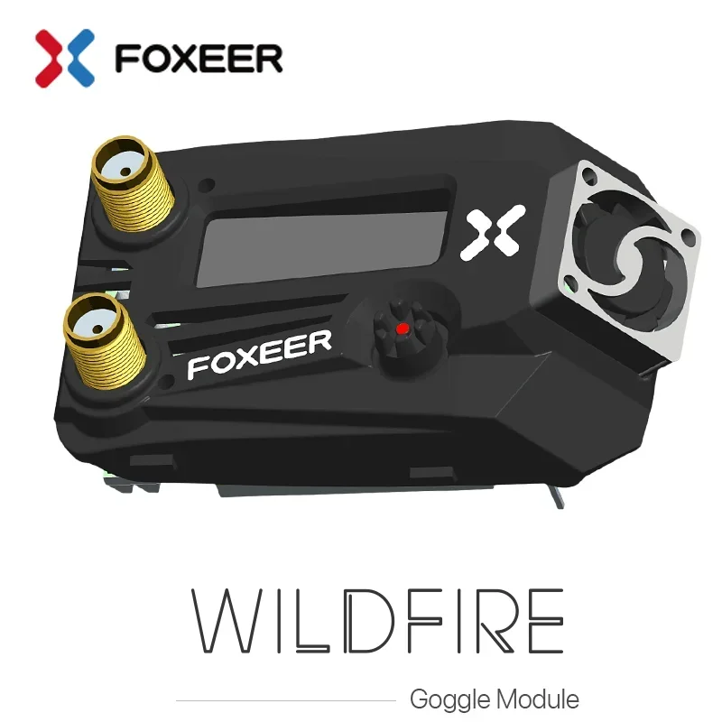 WILDFIRE FOXEER 5.8G FPV Receiver, Multi-Path Video, OSD Update, for Fatshark HD1/HD2/HD3 Goggles