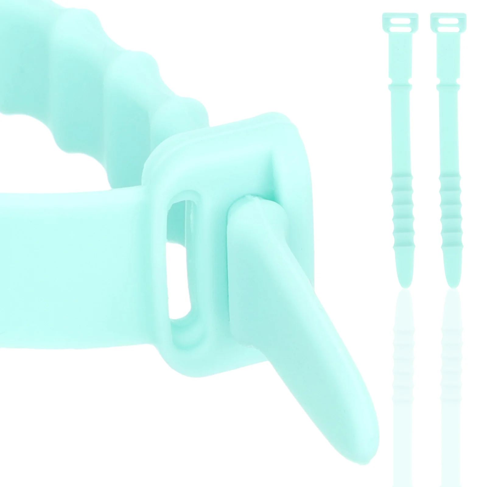 50Pcs Cable Organizer Silicone Wire Straps Adjustable Reusable Cords Holder for Earphone USB Network Audio Cord Organizer