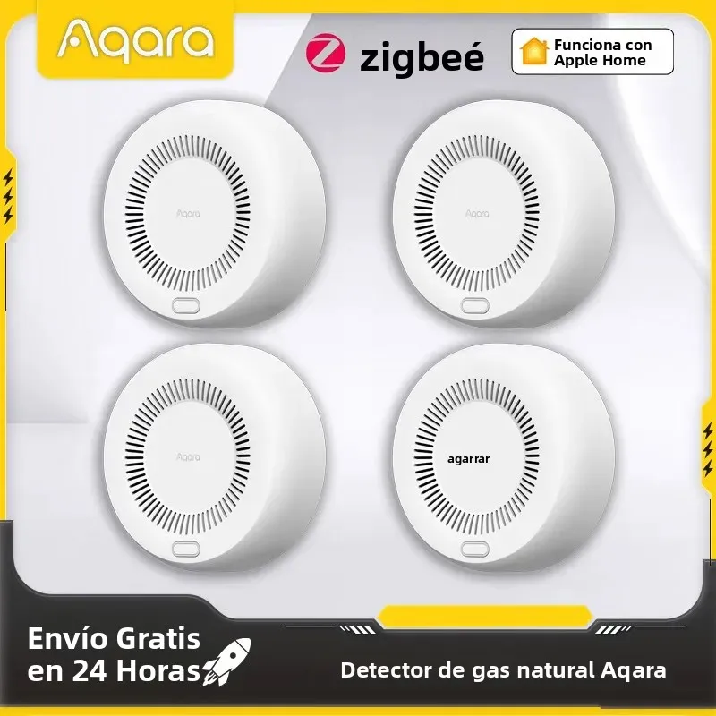 Aqara-Detector de Gas Natural, alarma inteligente de fugas de Gas Zigbee 3,0, conexión inteligente, seguridad del hogar, Compatible con la aplicación Xiaomi Homekit